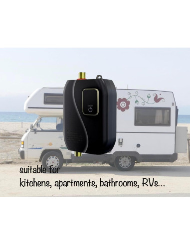 Calentador de Agua Eléctrico KZU 3000W Instantáneo Bajo Fregadero