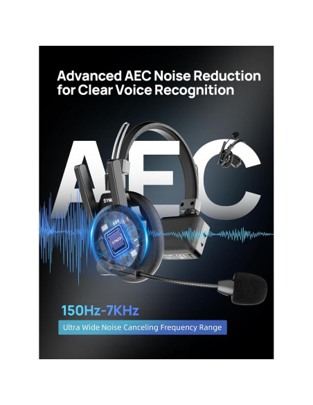 Auriculares Inalámbricos SYNCO Xtalk XPRO2 con Cancelación de Ruido Auriculares Inalámbricos SYNCO Xtalk XPRO2 con Cancelación de Ruido