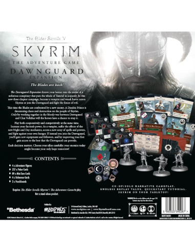 Expansión Dawnguard Skyrim Modiphius | Juego de Mesa 1-4 Jugadores