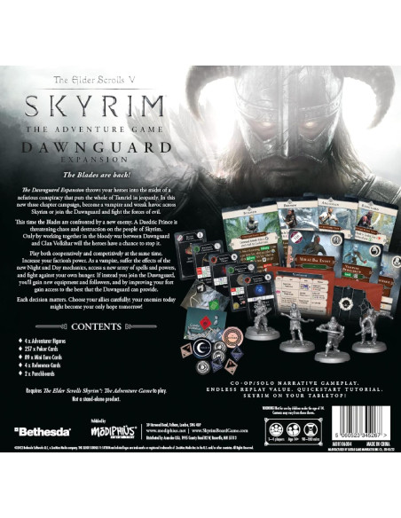 Expansión Dawnguard Skyrim Modiphius | Juego de Mesa 1-4 Jugadores Expansión Dawnguard Skyrim Modiphius | Juego de Mesa 1-4 Jugadores