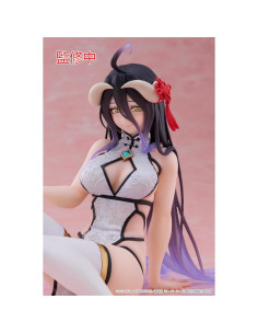 Figura de Escritorio Taito Albedo Overlord Vestido Chino 27cm 2