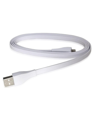 Cable de Carga USB QJYTH 1.2m para Logitech UE Boom Blanco