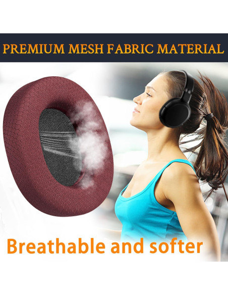 Almohadillas de Repuesto SOULWIT para SteelSeries Arctis 1-9 Pro - Burdeos Almohadillas de Repuesto SOULWIT para SteelSeries Arctis 1-9 Pro - Burdeos