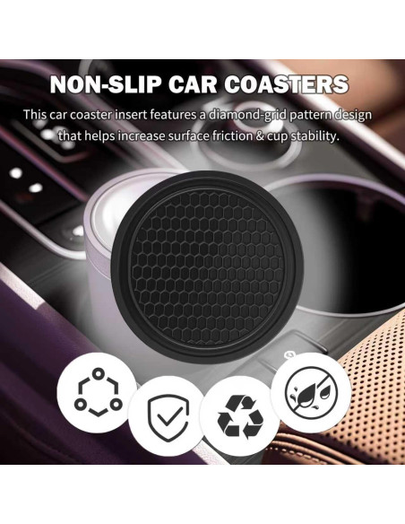 Relleno de Espacio para Asiento de Coche Carleef con Posavasos Relleno de Espacio para Asiento de Coche Carleef con Posavasos