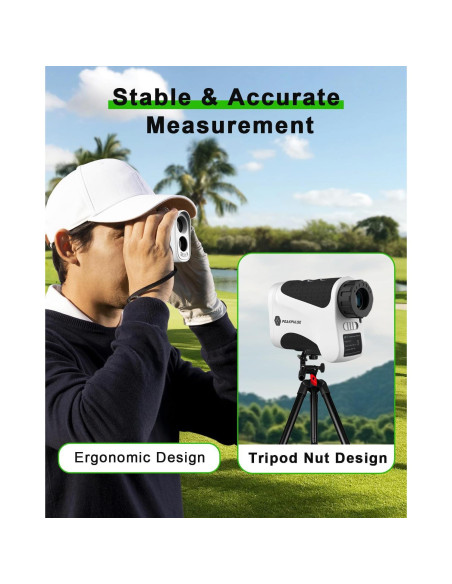 Buscador de Rango de Golf PEAKPULSE LE1000AG 10-1200m 6X Buscador de Rango de Golf PEAKPULSE LE1000AG 10-1200m 6X
