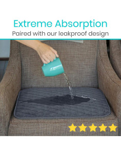 Almohadilla Impermeable Sures para Sillas 55.88x53.34cm Gris 2