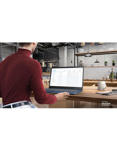 Lenovo Chromebook 14" FHD Táctil MediaTek 4GB 64GB Azul