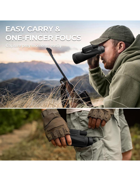 Telescopio Monocular HD Adasion 15x56 Impermeable para Aventura Telescopio Monocular HD Adasion 15x56 Impermeable para Aventura