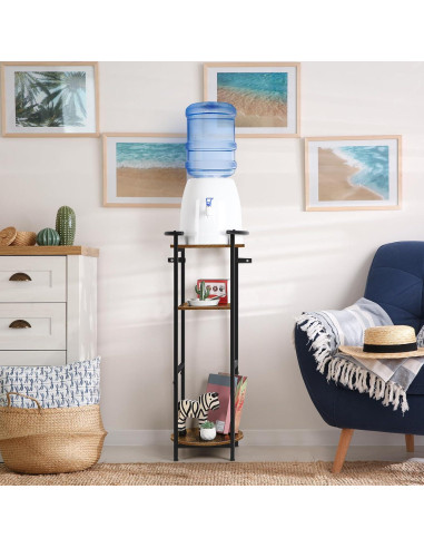 Soporte para dispensador de agua OYEAL 5 galones 3 niveles MDF