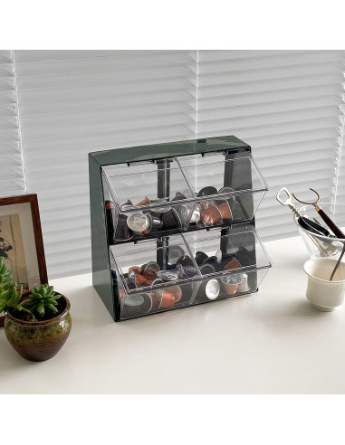Organizador de Cápsulas de Café NINEWEEN Grande Verde