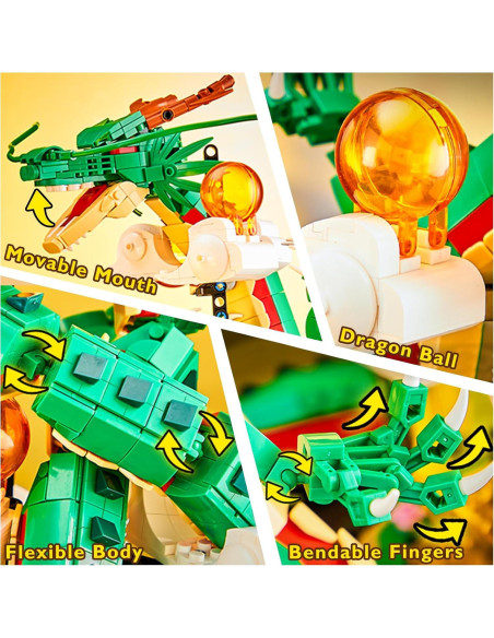 Conjunto de Construcción Dragón JMBricklayer 70134 1826 Piezas Conjunto de Construcción Dragón JMBricklayer 70134 1826 Piezas