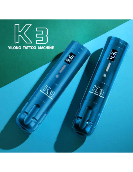 Kit de Tatuaje Inalámbrico YILONG con Pantalla LCD 1900mAh Kit de Tatuaje Inalámbrico YILONG con Pantalla LCD 1900mAh