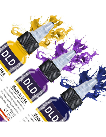 Set de Tinta Profesional BAODELI 25 Colores 15 ml para Tatuajes Set de Tinta Profesional BAODELI 25 Colores 15 ml para Tatuajes