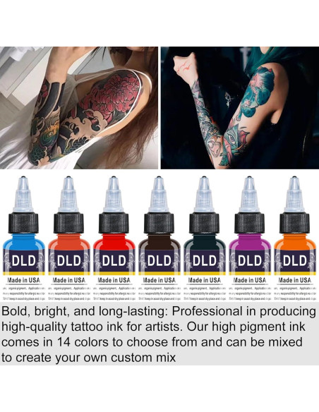 Set de Tinta Profesional BAODELI 25 Colores 15 ml para Tatuajes Set de Tinta Profesional BAODELI 25 Colores 15 ml para Tatuajes