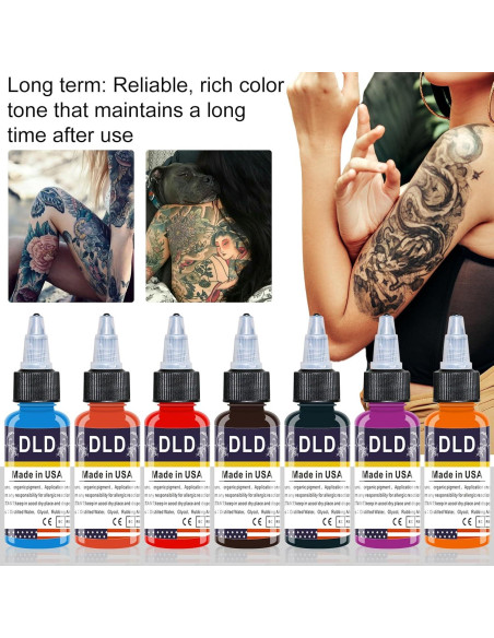 Set de Tinta Profesional BAODELI 25 Colores 15 ml para Tatuajes Set de Tinta Profesional BAODELI 25 Colores 15 ml para Tatuajes