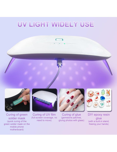Secador de Uñas UV LED 48W ShineCai Mini Plegable USB