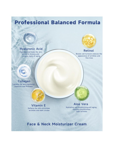 Crema Facial Anti-Envejecimiento Ragkun 50 ml con Retinol y Colágeno