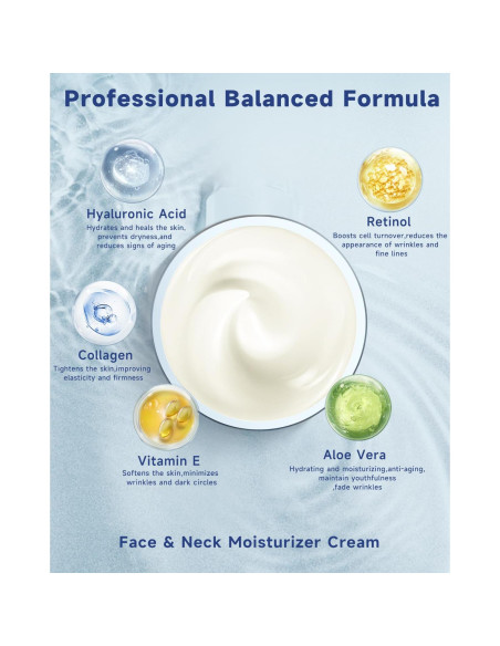 Crema Facial Anti-Envejecimiento Ragkun 50 ml con Retinol y Colágeno