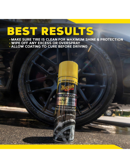 Recubrimiento para Llantas Meguiar's Ultimate Insane Shine 425 g Recubrimiento para Llantas Meguiar's Ultimate Insane Shine 425 g
