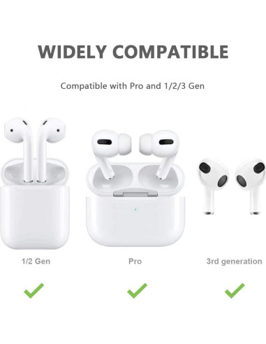 Ganchos para oídos YINVA ajustables para AirPods Pro y Gen 1-3