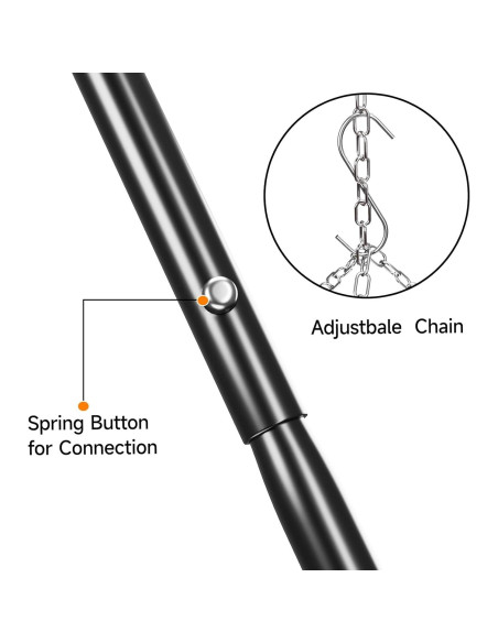 Trípode de Fogata DPZM Ajustable con Rejilla Circular 4.6kg Trípode de Fogata DPZM Ajustable con Rejilla Circular 4.6kg