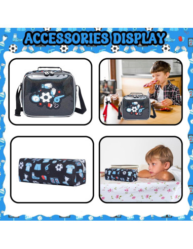 Mochila Rodante Meetbelify para Niños con Balón de Fútbol