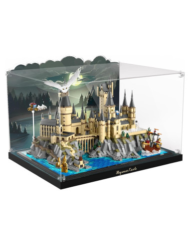 Caja de Exhibición Acrílica NAOCARD para Lego 76419 Hogwarts