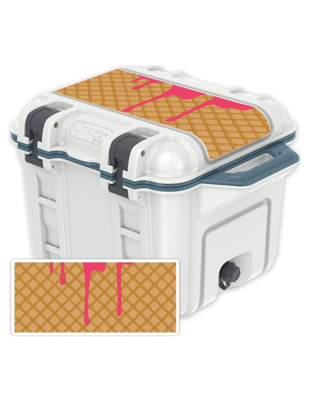 Piel de Vinilo MightySkins para Tapa Enfriador OtterBox 25 qt - Cono de Helado Piel de Vinilo MightySkins para Tapa Enfriador OtterBox 25 qt - Cono de Helado