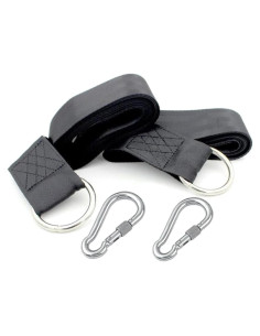 Juego de Cintas para Hamaca HI SUYI 1.5m 499kg con Mosquetones
