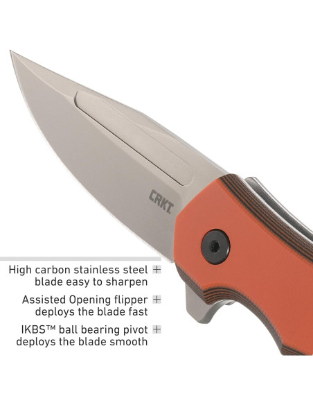Cuchillo Plegable CRKT Fawkes EDC 16.5 cm Acero Inoxidable Cuchillo Plegable CRKT Fawkes EDC 16.5 cm Acero Inoxidable
