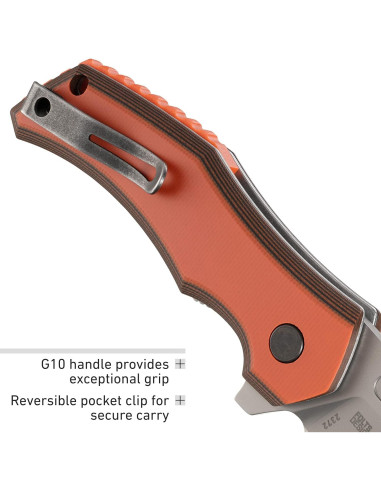 Cuchillo Plegable CRKT Fawkes EDC 16.5 cm Acero Inoxidable