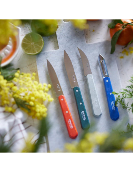 Juego de Cuchillos de Cocina Opinel Les Essentials 4 Piezas Juego de Cuchillos de Cocina Opinel Les Essentials 4 Piezas