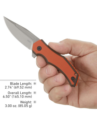 Cuchillo Plegable CRKT Fawkes EDC 16.5 cm Acero Inoxidable
