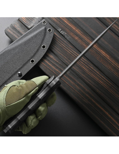 Cuchillo Fijo Sitivien ST30 Acero Sleipner Mango Micarta 29.6 cm
