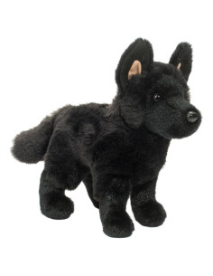 Peluche Pastor Alemán Negro Harko Douglas 20 cm Suave