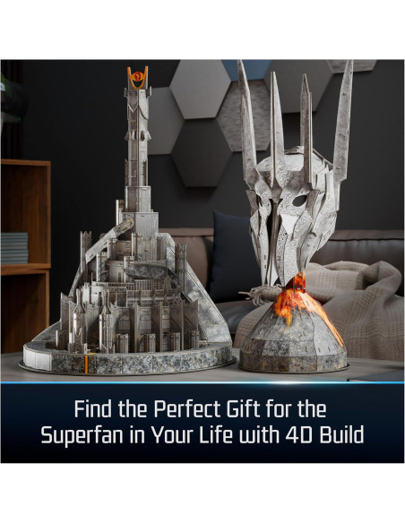 Kit de Modelo 4D Build Barad-Dur Ojo de Sauron 204 Pzs Kit de Modelo 4D Build Barad-Dur Ojo de Sauron 204 Pzs