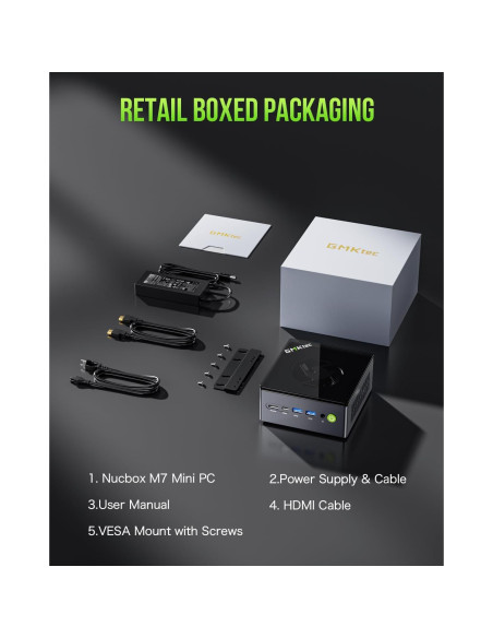 Mini PC Gaming GMKtec Nucbox M7 Pro Ryzen 9 32GB 2TB Mini PC Gaming GMKtec Nucbox M7 Pro Ryzen 9 32GB 2TB