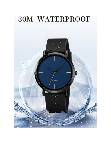 Reloj de Pulsera Analógico Unisex BESTKANG 40.5mm Silicona
