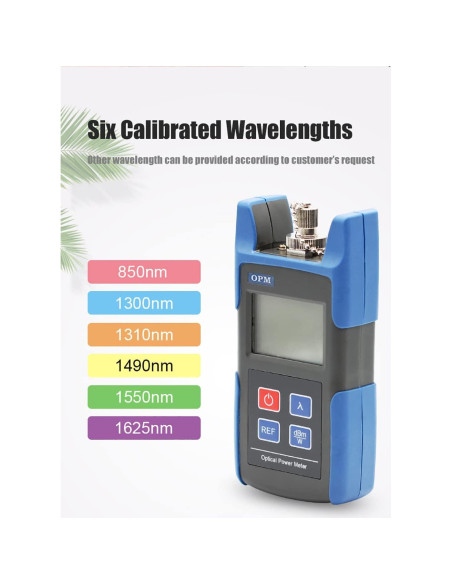 Medidor de Potencia Óptica Veimeitk VMT-TL510 -70 a +10 dBm Medidor de Potencia Óptica Veimeitk VMT-TL510 -70 a +10 dBm