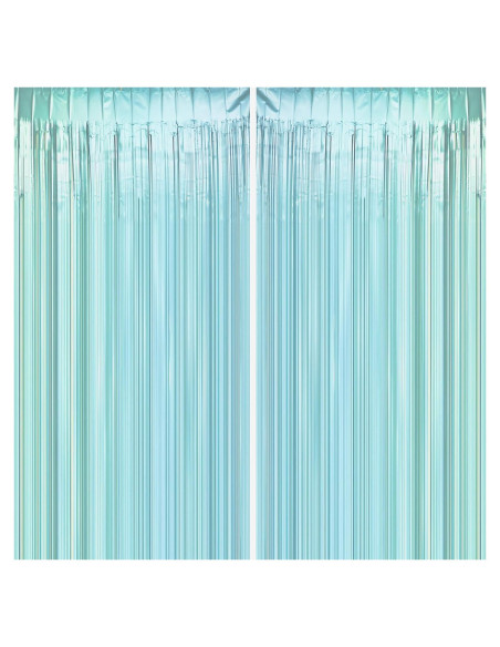 Cortinas de flecos de papel de aluminio azul JUICY MOOM 2 piezas 0.97x3m Cortinas de flecos de papel de aluminio azul JUICY MOOM 2 piezas 0.97x3m
