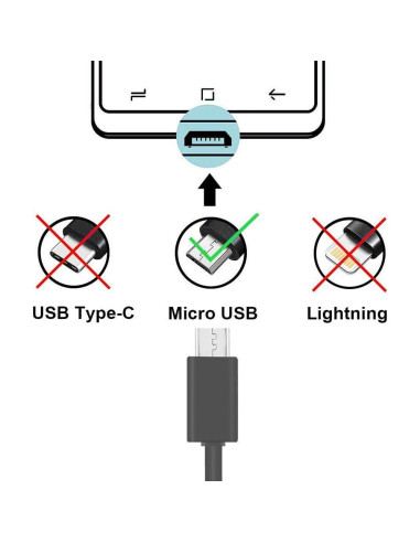 Cable de carga micro USB para auriculares SteelSeries Arctis