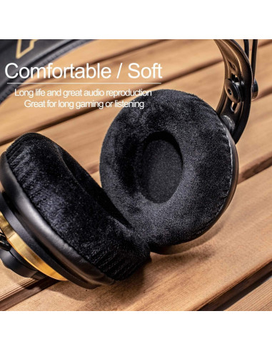 Almohadillas de Repuesto LTYIVABHTTW para Auriculares Terciopelo