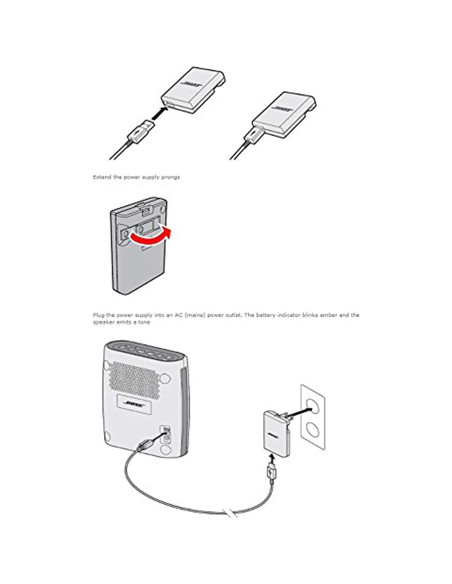 Cargador UL PowerHOOD para Bose SoundLink Mini II y Revolve Cargador UL PowerHOOD para Bose SoundLink Mini II y Revolve