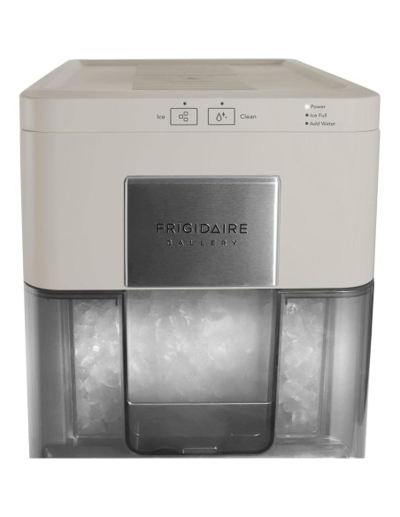 Máquina de Hielo Frigidaire 44 lbs Crema Auto Limpieza Máquina de Hielo Frigidaire 44 lbs Crema Auto Limpieza