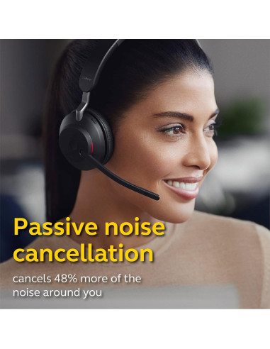 Auriculares Inalámbricos Jabra Evolve2 65 USB-A Estéreo Negro