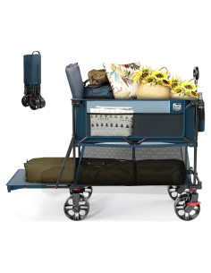 Carro Plegable Doble Decker Timber Ridge 204kg Azul