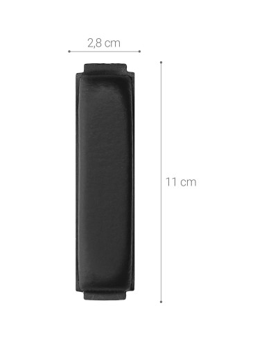Almohadilla de Cabeza kwmobile para Sennheiser HD418 HD419 HD428 HD429 HD448 HD449 - Cuero Sintético Negro