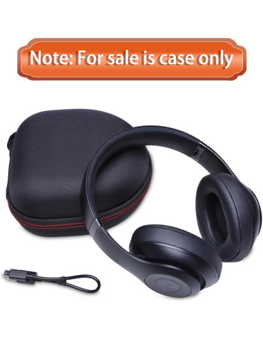 Funda Plegable para Auriculares L LTGEM Negro Compatible Beats