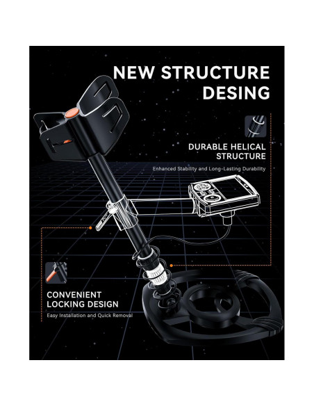 Detector de Metales SUNPOW OTMD14 Profesional Impermeable Detector de Metales SUNPOW OTMD14 Profesional Impermeable