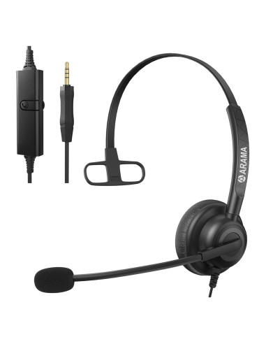 Auricular mono Arama A600MP con micrófono y cancelación de ruido